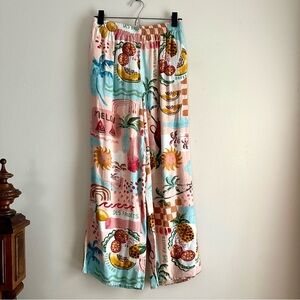 Paper Heart • Summer Haze‎ Rayon Linen Printed Pants